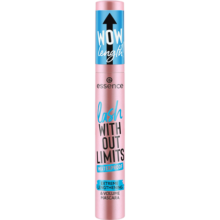 Essence Lash Without Limits Waterproof Extreme Lengthening & Volume Mascara 03 Black Waterproof