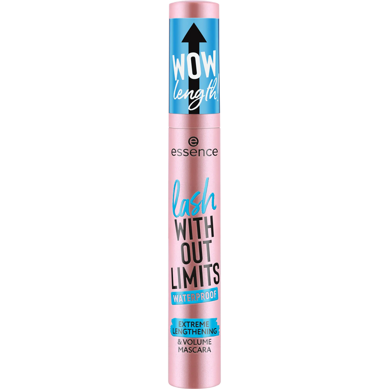 Essence Lash Without Limits Waterproof Extreme Lengthening & Volume Mascara 03 Black Waterproof