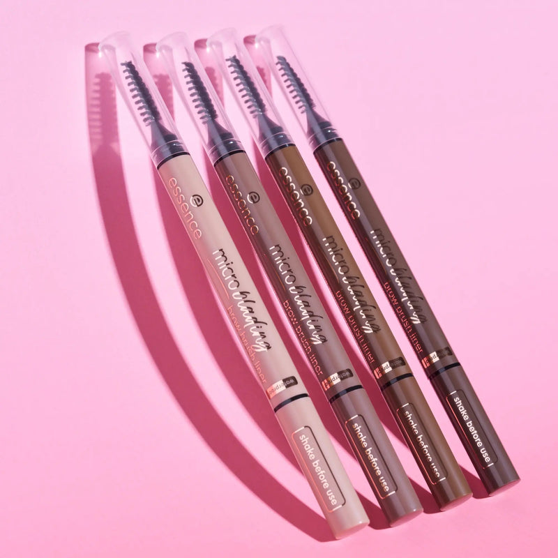 Essence Microblading Brow Brush Liner 01 Soft Blonde, vloeibare wenkbrauwliner, foto 6 van 6