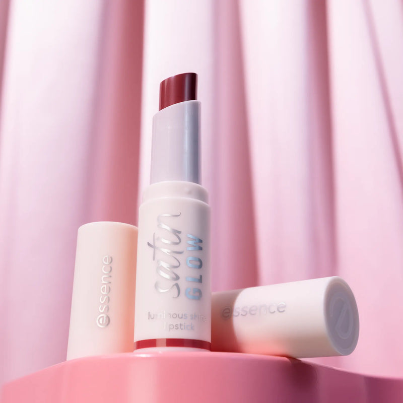 Essence Satin Glow Luminous Shine Lipstick 03 Rose And Shine