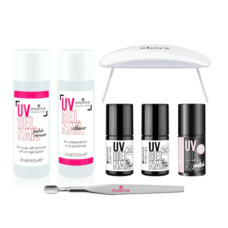 Essence Starter Set Studio Nails UV Gel Polish with Lamp