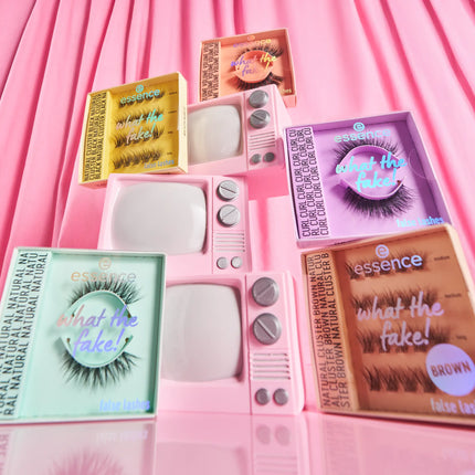 Essence What The Fake! False Lashes 05 Natural Cluster Brown