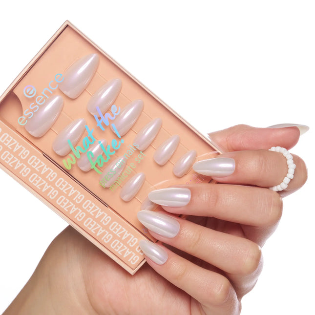 Essence What The Fake! Press-on Nails Manicure Set 01 Glazed