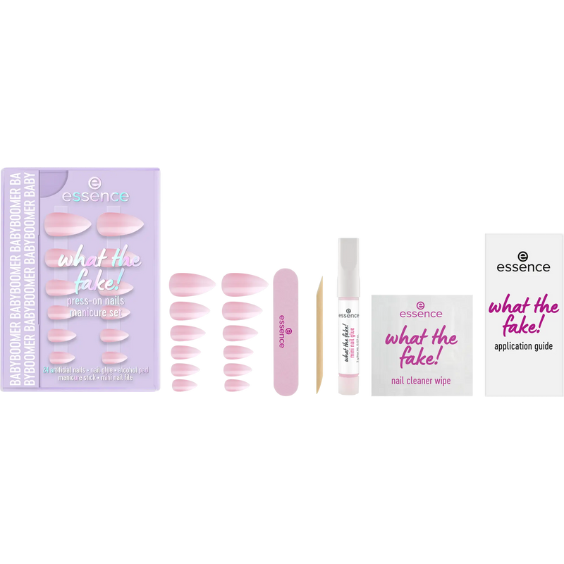 Essence What The Fake! Press-on Nails Manicure Set 03 Babyboomer