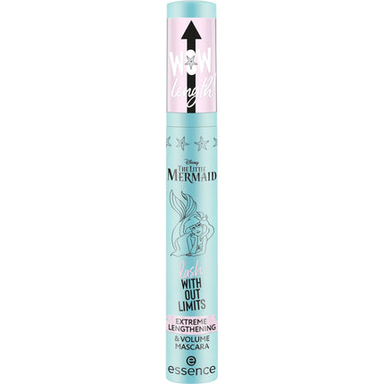 Essence X Disney The Little Mermaid Lash Without Limits Extreme Lengthening & Volume Mascara I Sea You