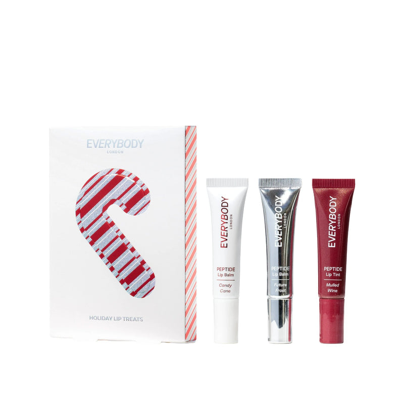 Everybody London Holiday Lip Treats, set met drie peptide lip tints