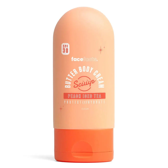 Face Facts Scuup Peach Iced Tea SPF30 Butter Body Cream