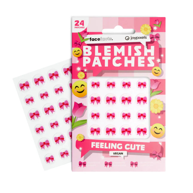 Face Facts x JoyPixels Blemish Patches Feeling Cute