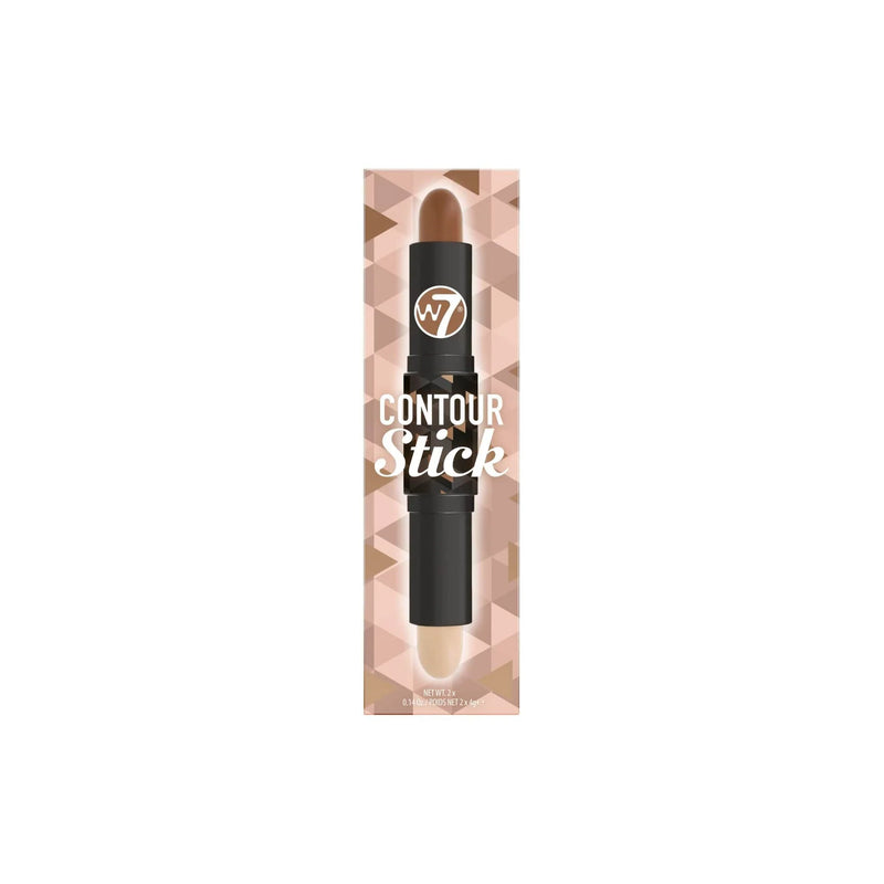 W7 Cosmetics Contour Stick Fair, duo stick met bronzer en highlighter