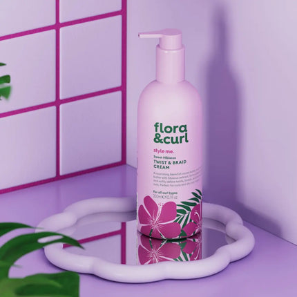 Flora & Curl Twist & Braid Cream Sweet Hibiscus