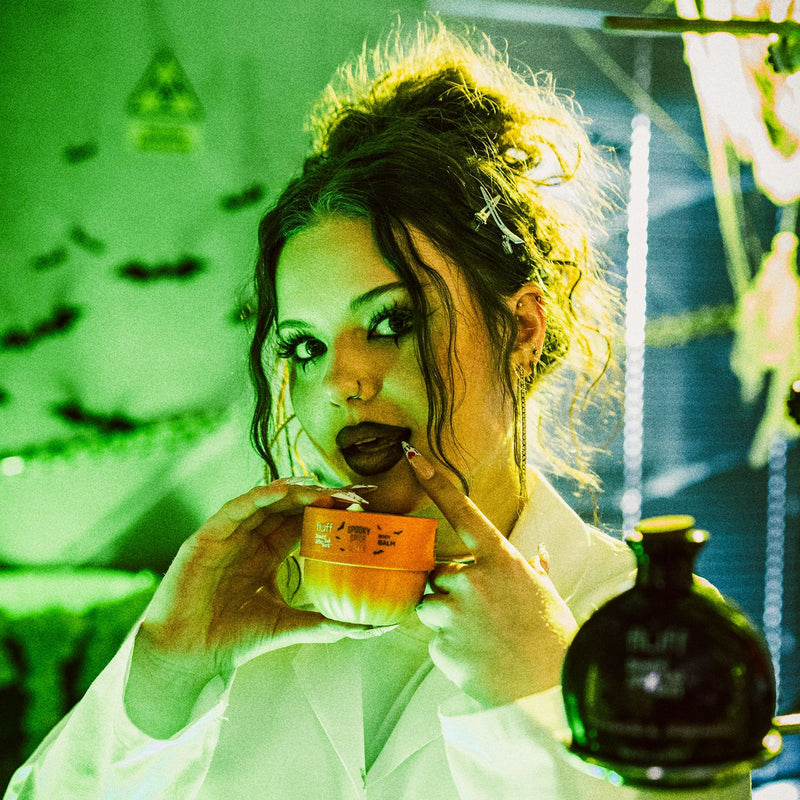 Fluff Beauty Lab After Dark Body Balm Spooky Spice Latte, body balm voor zachte huid, foto 2 van 3