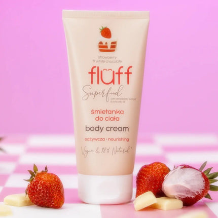 Fluff Body Cream Strawberry And White Chocolate