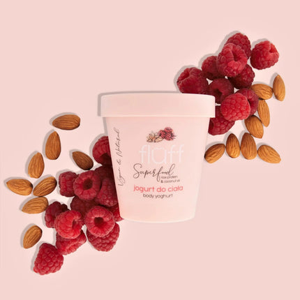 Fluff Body Yoghurt Raspberries & Almonds