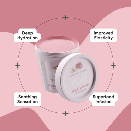 Fluff Body Yoghurt Raspberries & Almonds