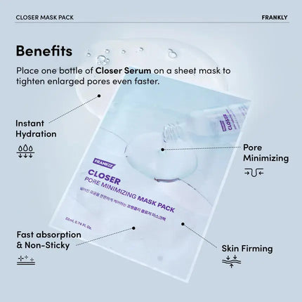 FRANKLY Closer Pore Minimizing Mask