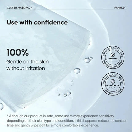FRANKLY Closer Pore Minimizing Mask