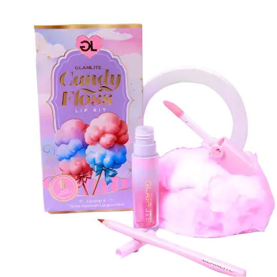 Glamlite Candy Floss Lip Kit