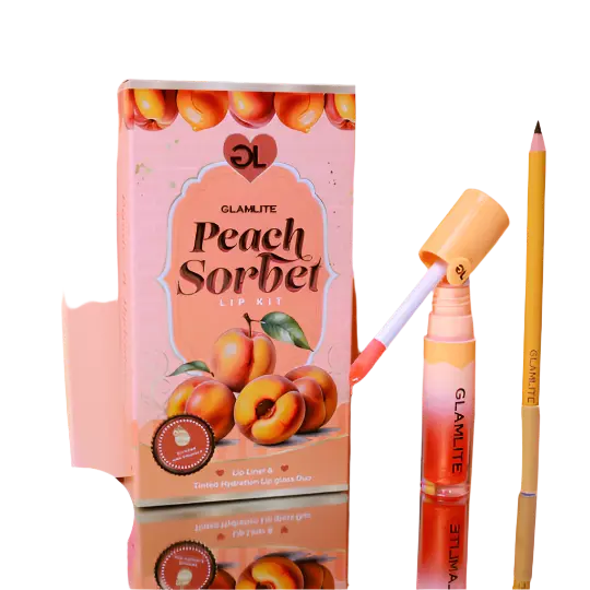 Glamlite Peach Sorbet Lip Kit