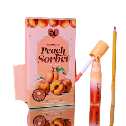 Glamlite Peach Sorbet Lip Kit