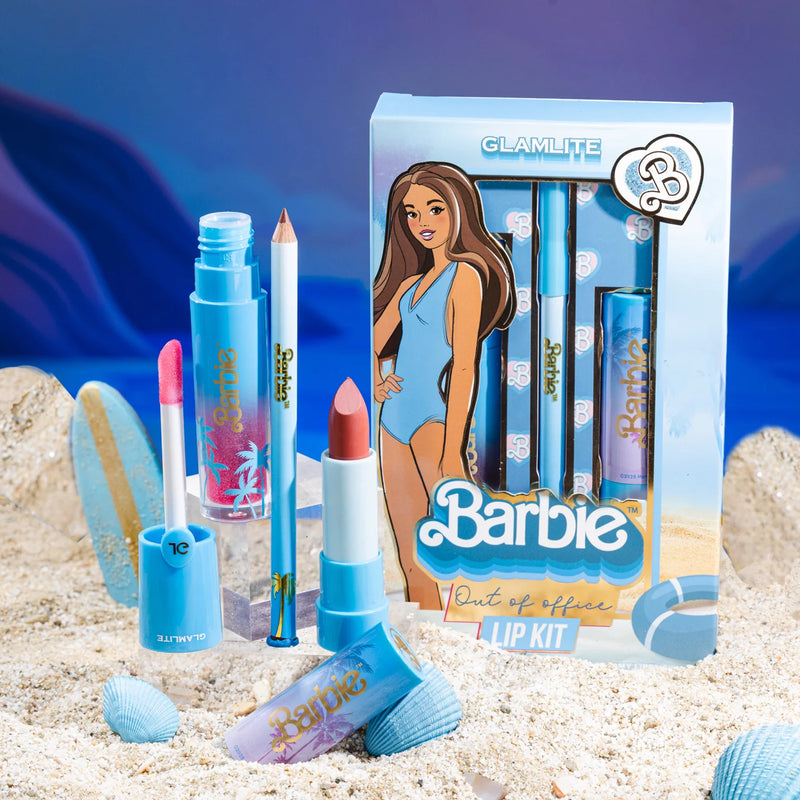 Glamlite x Barbie Out Of Office Lip Kit