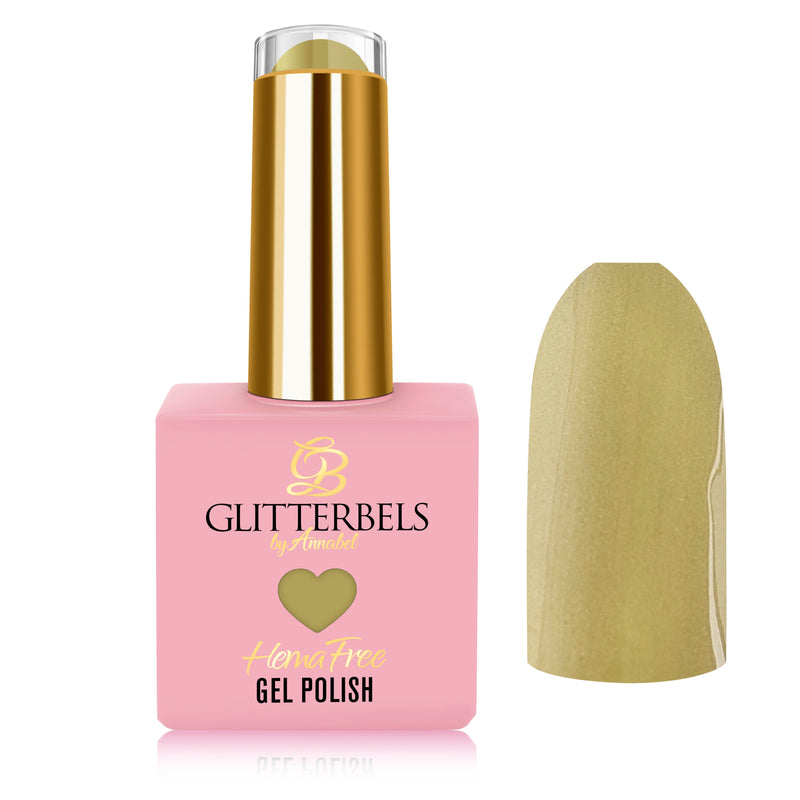 Glitterbels Gel Polish Cactus Cutie, aardse groene gellak met magnetische gloed