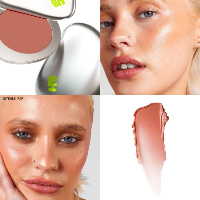 Glow Hub Glow Balm the Good Skin Glaze Brunch, roze glow balm voor gezicht, lippen en wangen