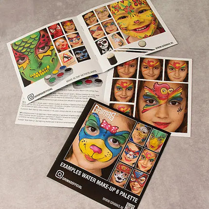 Grimas Water Make-up Pure 6 Palette Set