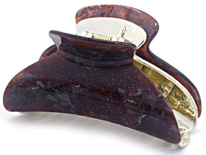 Hair Claw Brown Gold 8.5cm