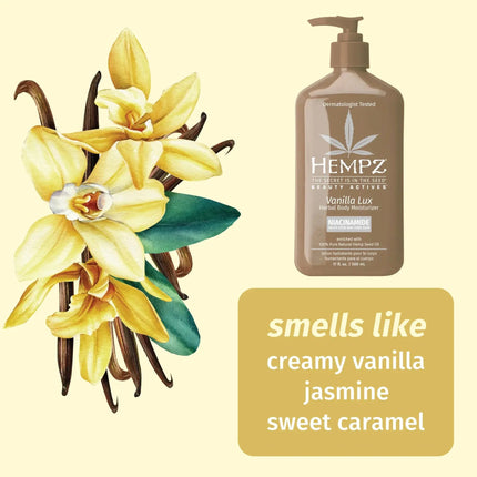 Hempz Vanilla Lux Herbal Body Moisturizer