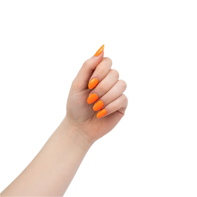 Herôme Nail Wraps Neon Tangerine