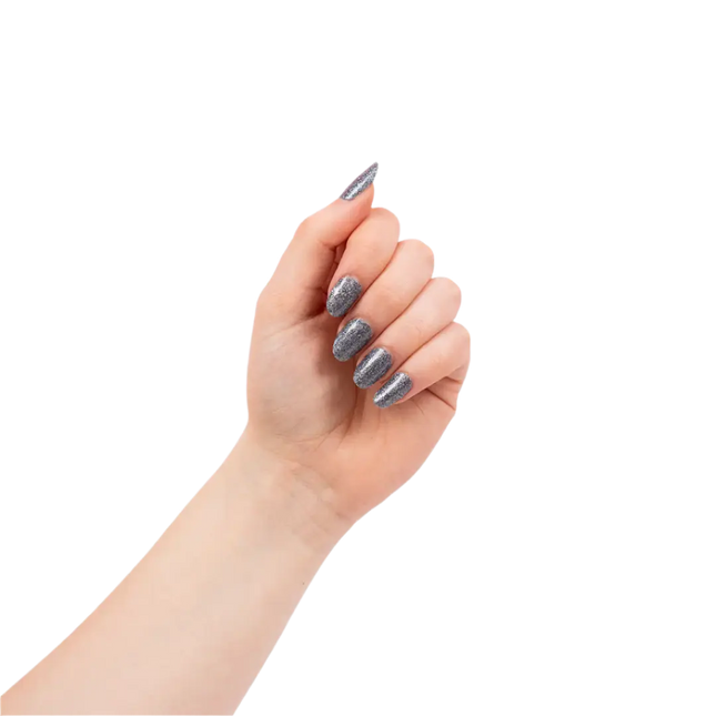 Herôme Nail Wraps Silver Glitter
