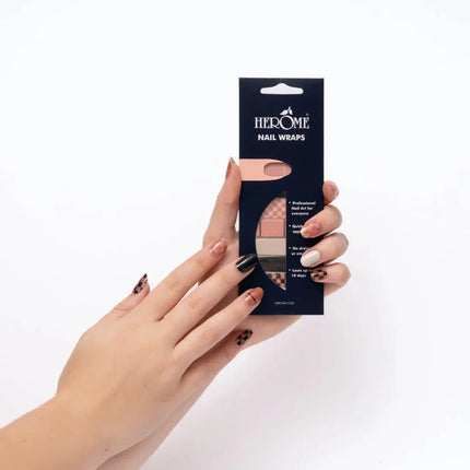 Herôme Nail Wraps Vintage Pink Pattern