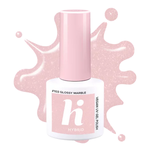 Hi Hybrid 103 Glossy Marble UV Gel Polish