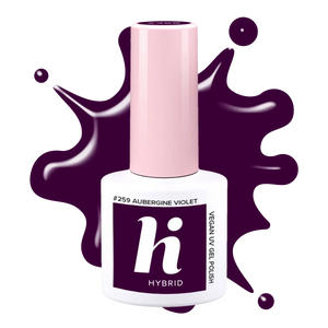 Hi Hybrid 259 Aubergine Violet UV Gel Polish