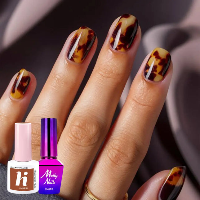 Hi Hybrid Tortoise Nails Set