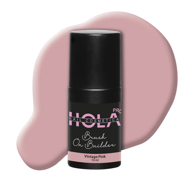 Hola Nail Cosmetica Brush On Builder Vintage Pink