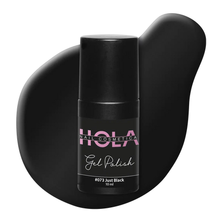 Hola Nail Cosmetica Gelpolish #073 Just Black
