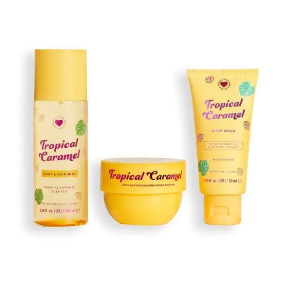 I Heart Revolution Tropical Caramel Bath & Body Gift Set