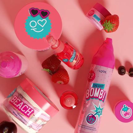 I Love Cherry Bomb Whipped Shower Foam