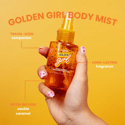 I Love Golden Girl Perfumed Body Mist