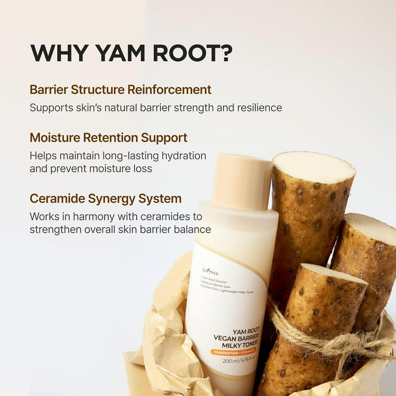 Isntree Yam Root Vegan Barrier Milky Toner