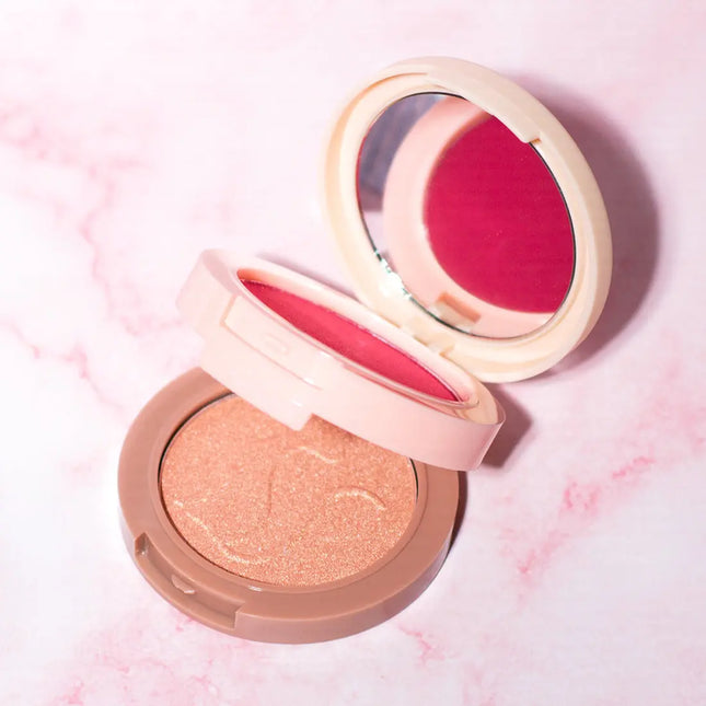 J.Cat Beauty 2 In 1 Piece Of Cake Blush + Highlighter Perfect Pear