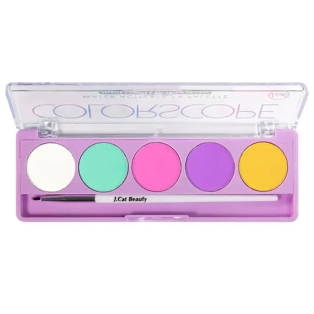 J.Cat Beauty Colorscope Water Activating Liner Palette Bright Pastel