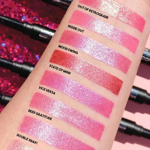 J.Cat Beauty Mood Flick Holo Sparkle Lip Balm Out Of Retrogade