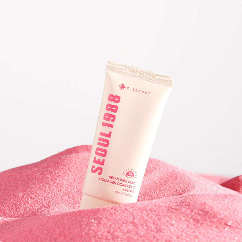 K-Secret Seoul 1988 Sun Collagen Complex 7 + Plum SPF50+ PA++++