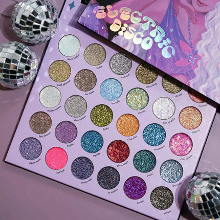 Kara Beauty Electric Disco Pressed Glitter Palette