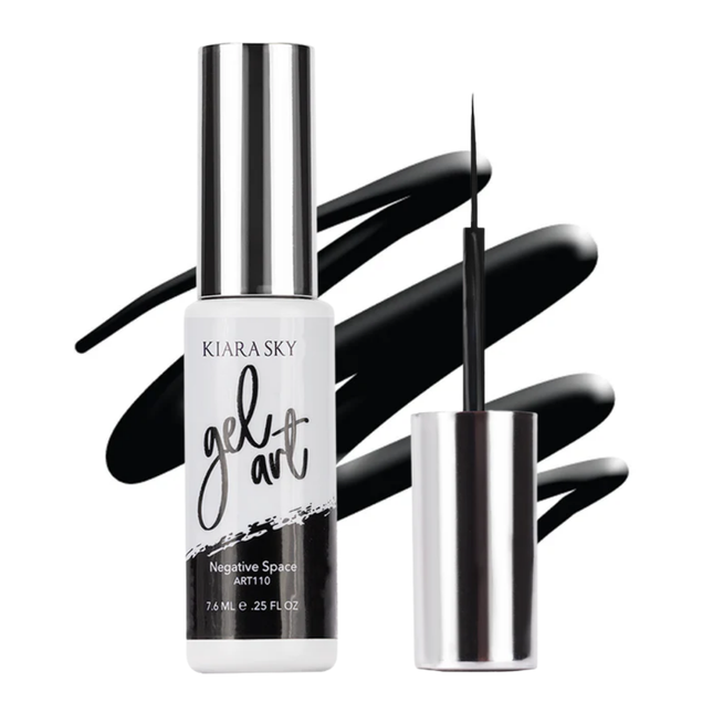Kiara Sky Gel Art Negative Space