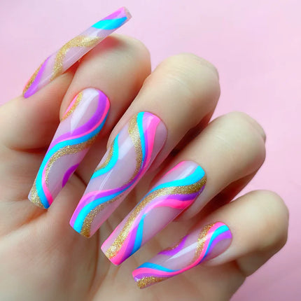 Kiara Sky Gel Art Surreally Blue
