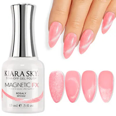 Kiara Sky Magnetic Soak-off Gel Polish Rosaly
