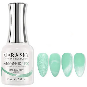 Kiara Sky Magnetic Soak-off Gel Polish Seafoam Mist